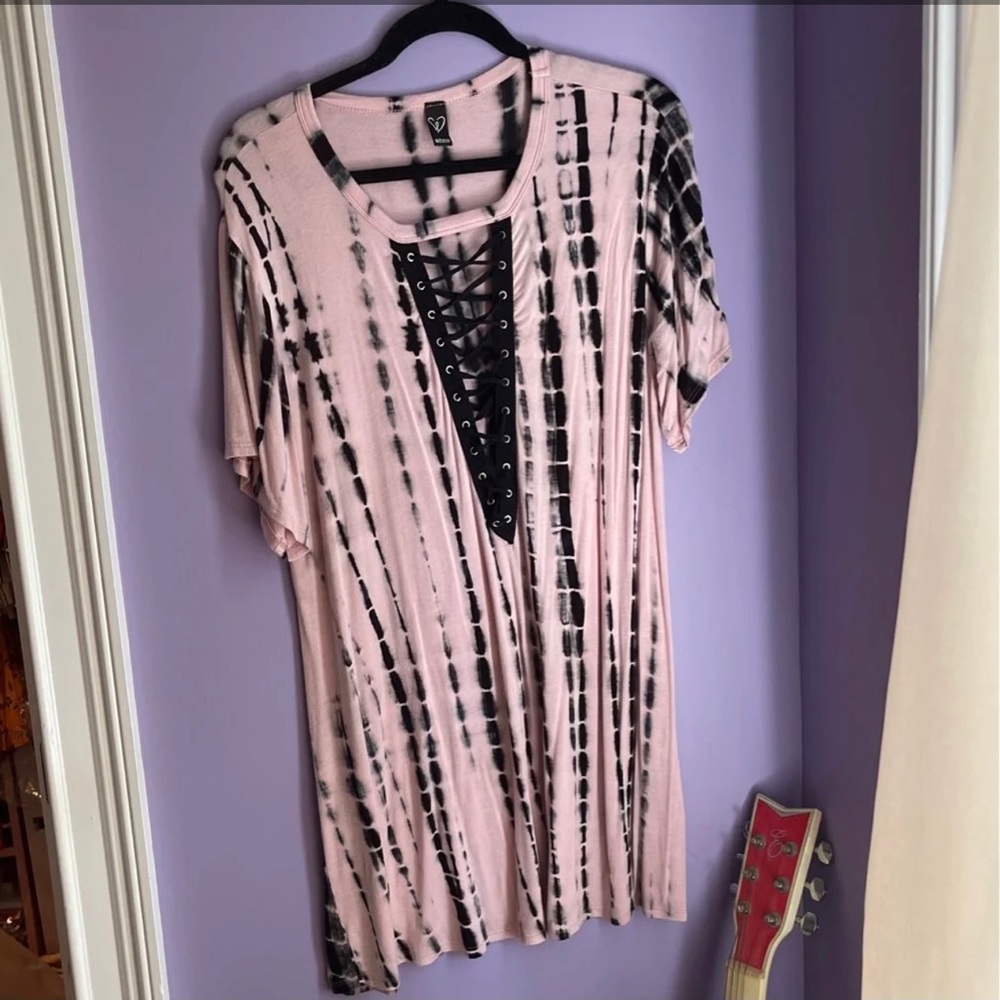 Flattering and casual t-shirt dress